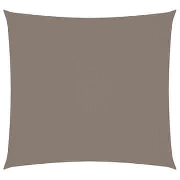 Vidaxl Jedro protiv sunca od tkanine četvrtasto 7 x 7 m smeđe-sivo
