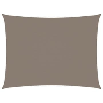 Vidaxl Jedro protiv sunca od tkanine pravokutno 5 x 7 m smeđe-sivo