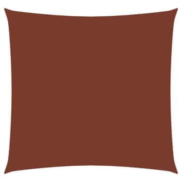 Vidaxl Jedro protiv sunca od tkanine četvrtasto 6 x 6 m boja cigle