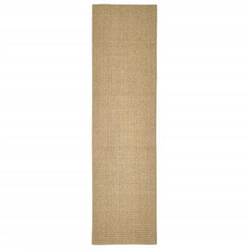 Vidaxl Tepih od prirodnog sisala 66 x 250 cm