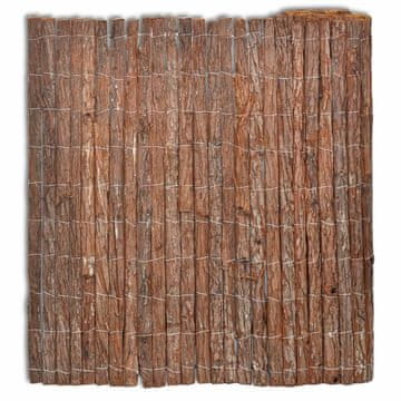Vidaxl Ograda od kore, 400 x 100 cm