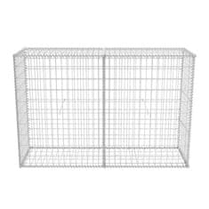 Vidaxl Gabionska košara od pocinčanog čelika 150 x 50 x 100 cm