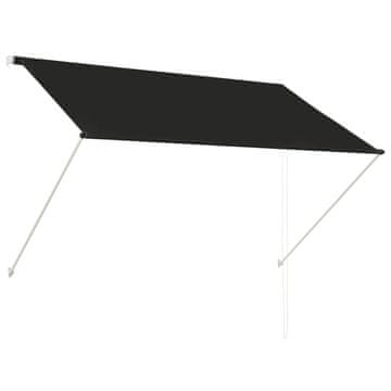 Vidaxl Tenda na uvlačenje 200 x 150 cm antracit