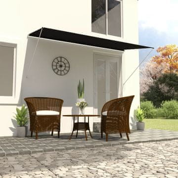 Vidaxl Rolo tenda 300 x 150 cm antracit
