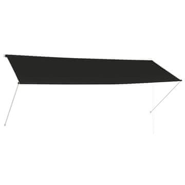 Vidaxl Tenda na uvlačenje 350 x 150 cm antracit