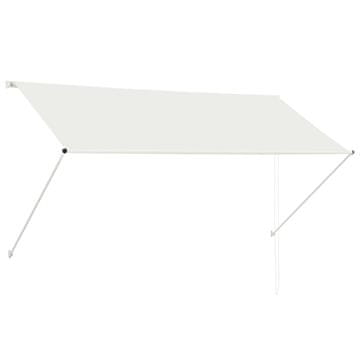 Vidaxl Tenda na uvlačenje 250 x 150 cm krem