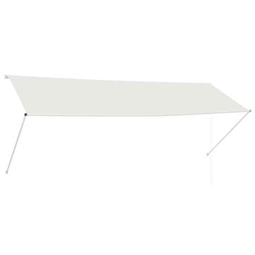 Vidaxl Tenda na uvlačenje 350 x 150 cm krem