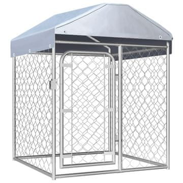 Vidaxl Pseći boks s krovom, 100 x 100 x 125 cm