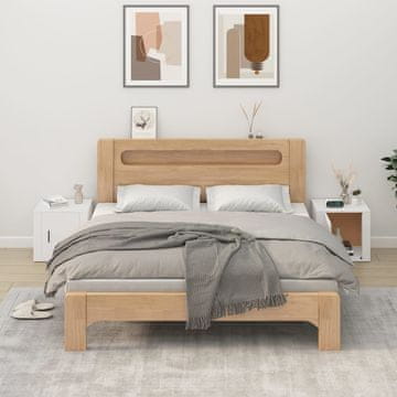 Vidaxl Noćni ormarići, set od 2, bijeli, 50x39x47 cm
