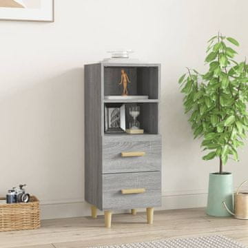 Vidaxl Ormarić, sivi hrast sonoma, 34,5 x 34 x 90 cm, materijal na bazi drva