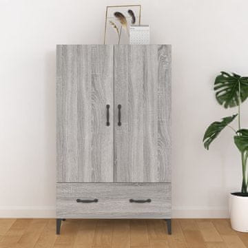 Vidaxl Ormarić, sivi hrast sonoma, 70x31x115 cm, materijal na bazi drva