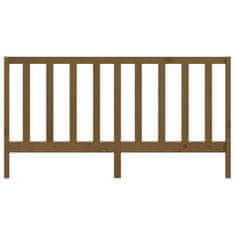 Vidaxl Uzglavlje za krevet boja meda 206 x 4 x 100 cm masivna borovina