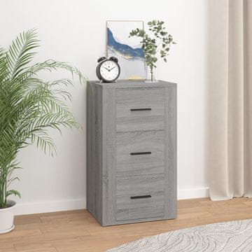 Vidaxl Ormarić, sivi hrast sonoma, 40x33x70 cm, materijal na bazi drva