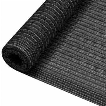 Vidaxl Mreža za sjenu, antracit, 1,8 x 25 m, HDPE, 150 g/m²