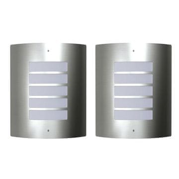 Vidaxl Zidne lampe, vanjske, vodootporne, set od 2 komada