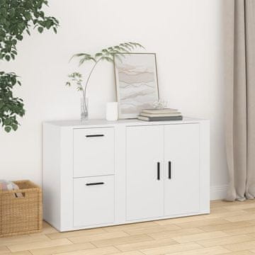 Vidaxl Ormarić, bijeli, 100x33x59,5 cm, materijal na bazi drva