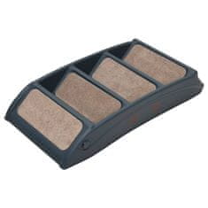 Vidaxl 4 sklopive stepenice za pse tamnosive