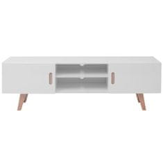 Vidaxl TV stalak MDF 150 x 35 x 48,5 cm visoki sjaj bijeli