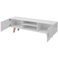 Vidaxl TV stalak MDF 150 x 35 x 48,5 cm visoki sjaj bijeli