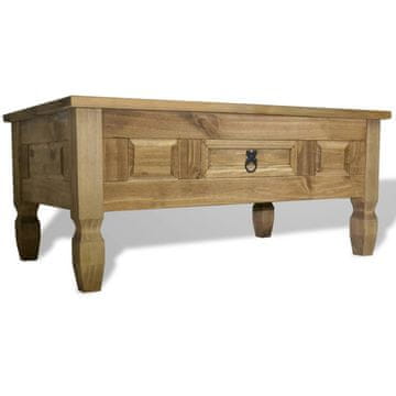 Vidaxl Stolić za Kavu od Meksičkog Bora Asortiman Corona 100x55x44 cm
