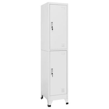 Vidaxl Ormarić s 2 pretinca koji se može zaključati 38 x 45 x 180 cm