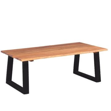Vidaxl Klub stolić od punog bagremovog drva 110x60x40 cm