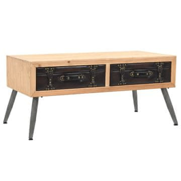 Vidaxl Klub stolić od masivnog jelovog drva 115 x 55 x 50 cm