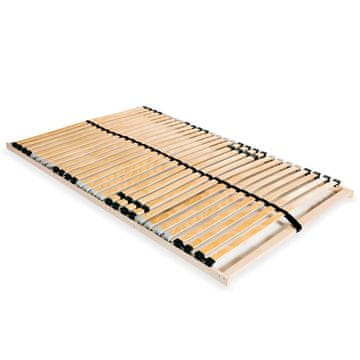 Vidaxl Okvir kreveta s 28 letvica, 7 zona, 120 x 200 cm