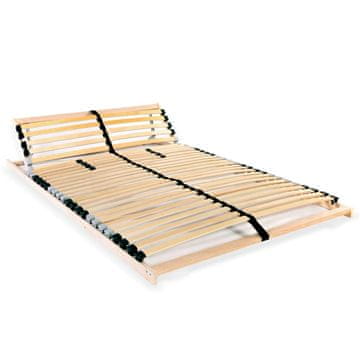 Vidaxl Okvir kreveta s 28 letvica, 7 zona, 100 x 200 cm