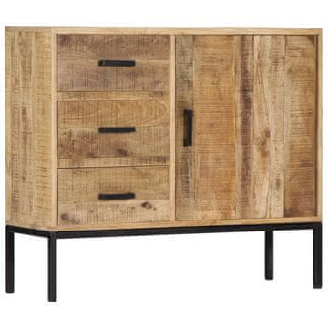 Vidaxl Komoda s ladicama, 88 x 30 x 71 cm, masivno drvo manga