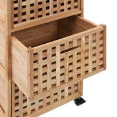 Vidaxl Kupaonski ormarić 41 x 41 x 91 cm masivna orahovina