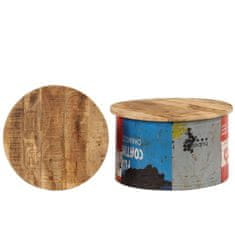 Vidaxl Stolići za kavu 2 kom od masivnog drva manga