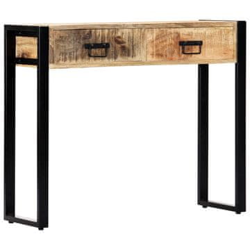 Vidaxl Konzolni stolić 90 x 30 x 75 cm Masivno drvo manga