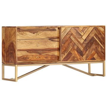 Vidaxl Komoda 118 x 30 x 60 cm Puno drvo akacije