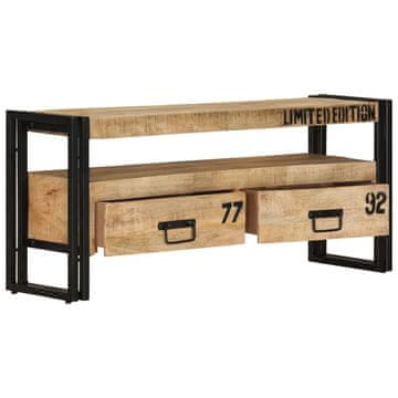 Vidaxl TV ormarić 100x30x45 cm masivno drvo manga