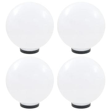 Vidaxl LED kuglaste svjetiljke 4 kom 30 cm PMMA