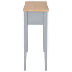 Vidaxl 280054 Dressing Console Table Grey 79x30x74 cm Wood