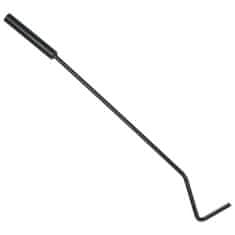 Vidaxl Kolica za drva za ogrjev crna 30 x 35 x 81 cm čelična