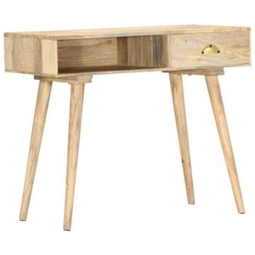 Vidaxl Konzolni stolić 90x45x75 cm Masivno drvo manga