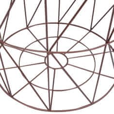 Vidaxl Stolići za kavu 3 kom bakreni