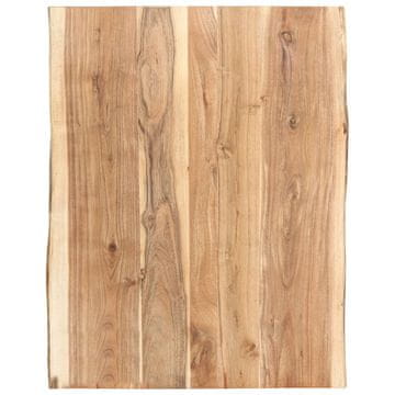 Vidaxl Stolna Ploča Masivno Drvo Akacije 80x(50-60)x3,8 cm