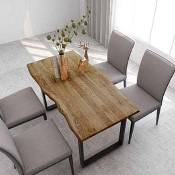 Vidaxl Blagovaonski stol 140x70x76 cm Masivno drvo akacije