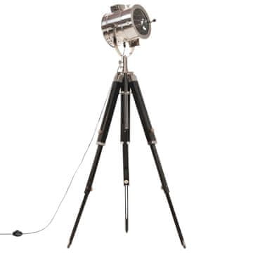 Vidaxl Podna svjetiljka na tronošcu od masivnog drva manga 165 cm