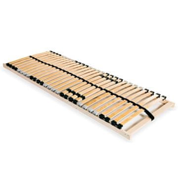 Vidaxl Okvir kreveta s 28 letvica, 7 zona, 80 x 200 cm