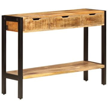 Vidaxl Komoda s 3 ladice 110x35x75 cm Masivno drvo manga