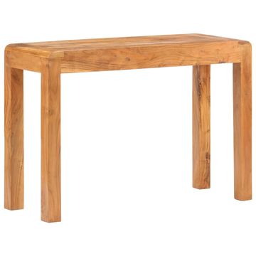 Vidaxl Konzolni stolić 110x40x76 cm Akacija s mednim završetkom