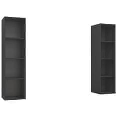 Vidaxl Zidni TV ormarići 2 kom sivi od konstruiranog drva