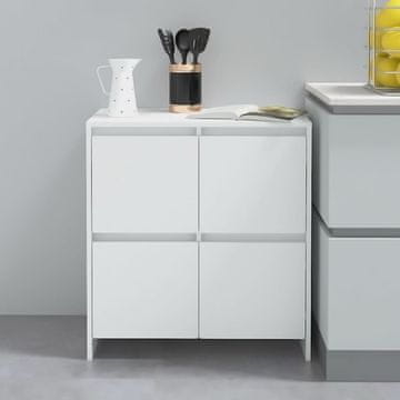 Vidaxl Ormarić, bijeli, 70x41x75 cm, materijal na bazi drva