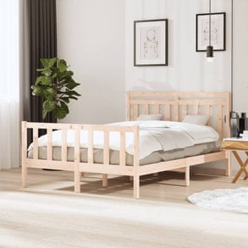 Vidaxl Okvir kreveta od punog drva 140x200 cm