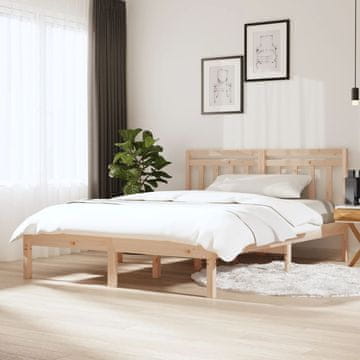 Vidaxl Okvir kreveta 150x200 cm Masivno drvo
